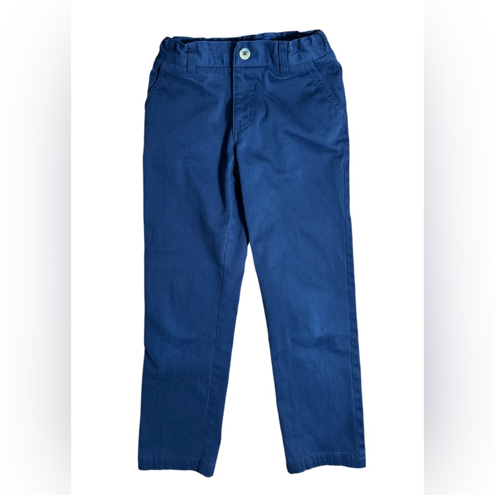 French Toast Boys Navy School Uniform Pants Straight Leg Adjustable waist Size 8